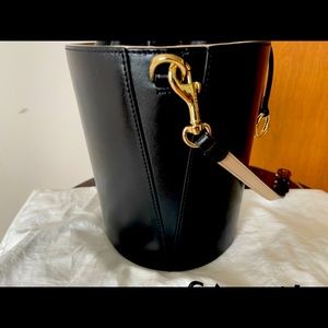 Cafune’ Black Basket Bucket Bag in Excellent condition.